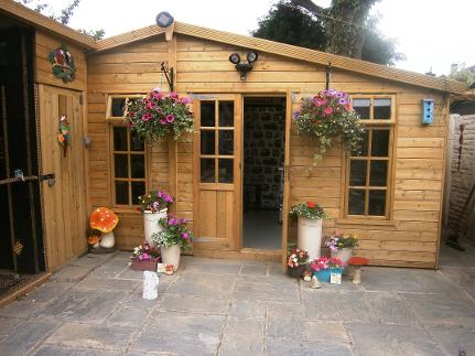 Summer house, burscough fencing and sheds